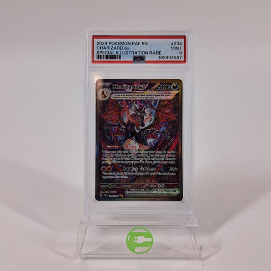 Pokémon TCG Paldean Fates  Charizard ex 234/091 Holo English PSA 9 Mint