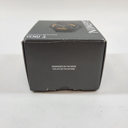 New Garmin Venu 3 45mm Health & Fitness GPS Smartwatch A04543