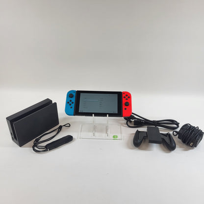 Nintendo Switch v2 Video Game Console HAC-001(-01)  Red/Blue