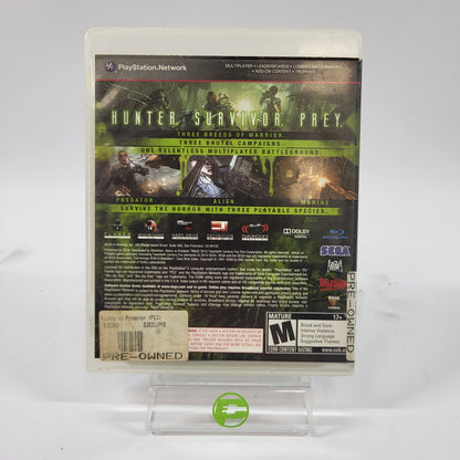 Aliens vs. Predator (Sony PlayStation 3 PS3, 2010)