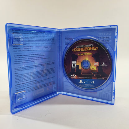 Minecraft Dungeons [Hero Edition] (Sony PlayStation 4 PS4, 2020)