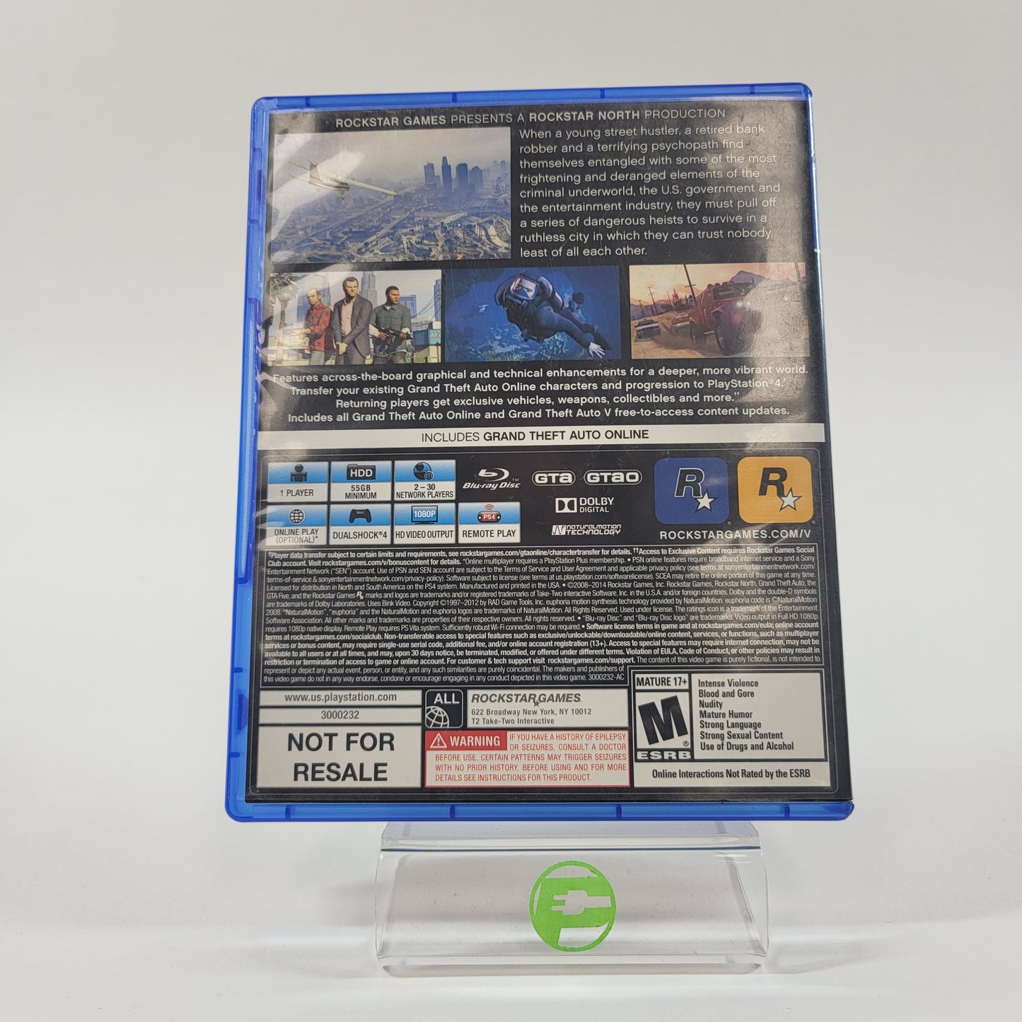 Grand Theft Auto V (Sony PlayStation 4 PS4, 2014)