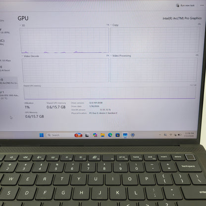 Dell Precision 5490 14" Core Ultra 9 185H 2.5GHz 32GB RAM 1TB SSD RTX 1000 Ada