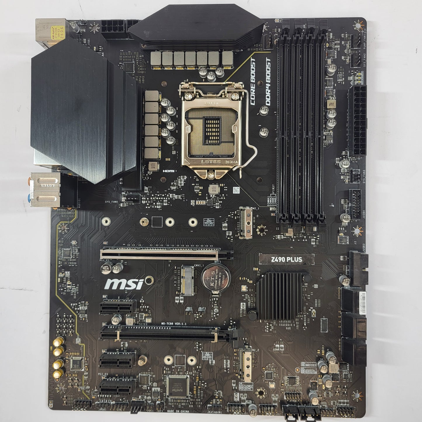 MSi Z490 Plus LGA 1200 ATX Intel DDR4 Motherboard