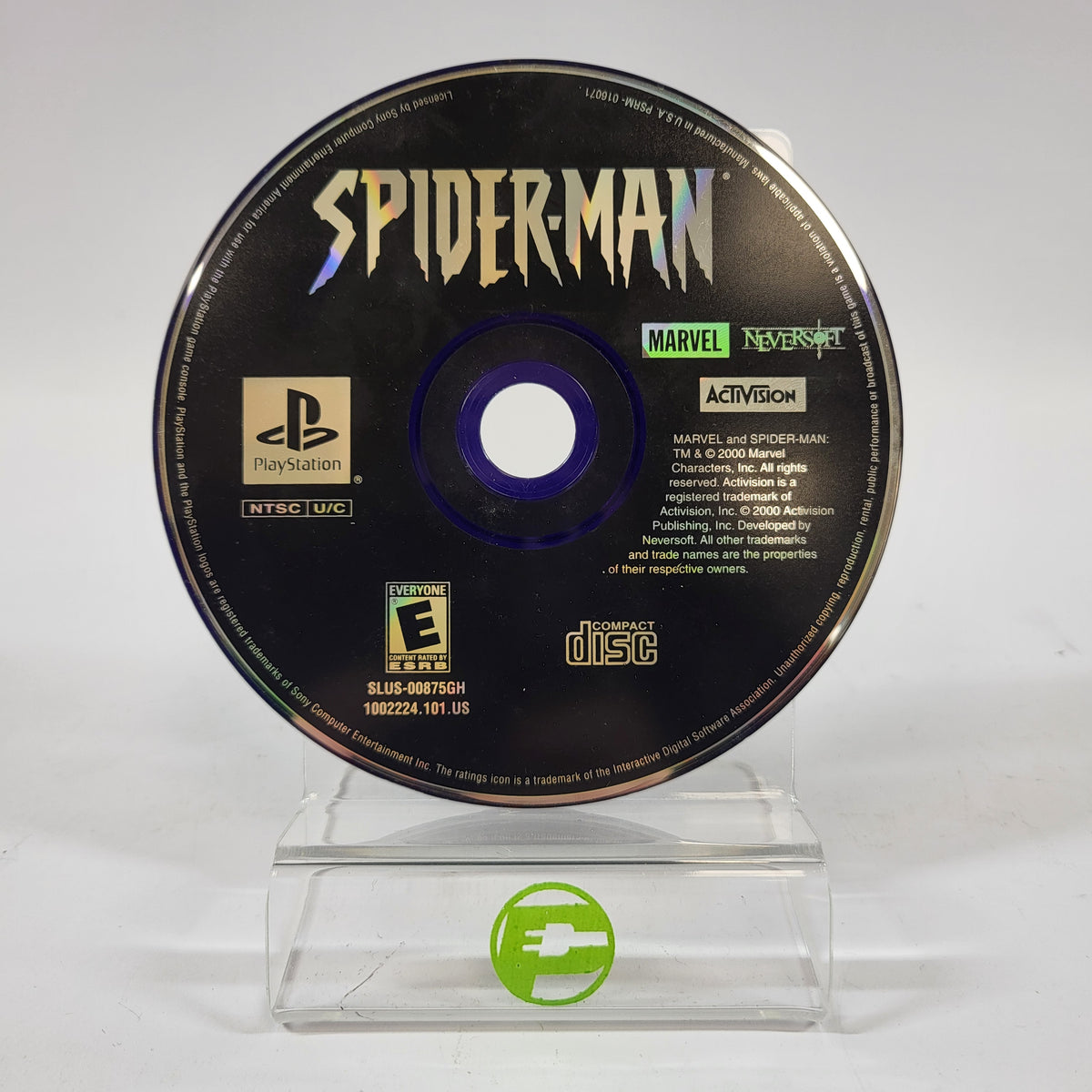 Spiderman (Sony PlayStation 1 PS1, 2000)