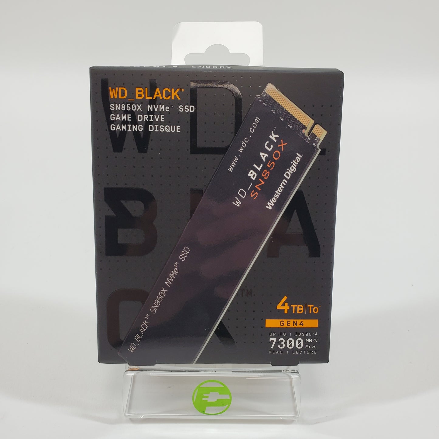New Western Digital WD 2280mm Black 4TB PCIe Gen4 NVMe M.2 SSD SN850X