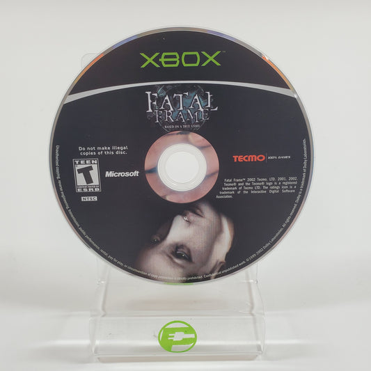 Fatal Frame (Microsoft Xbox, 2002) Disc Only