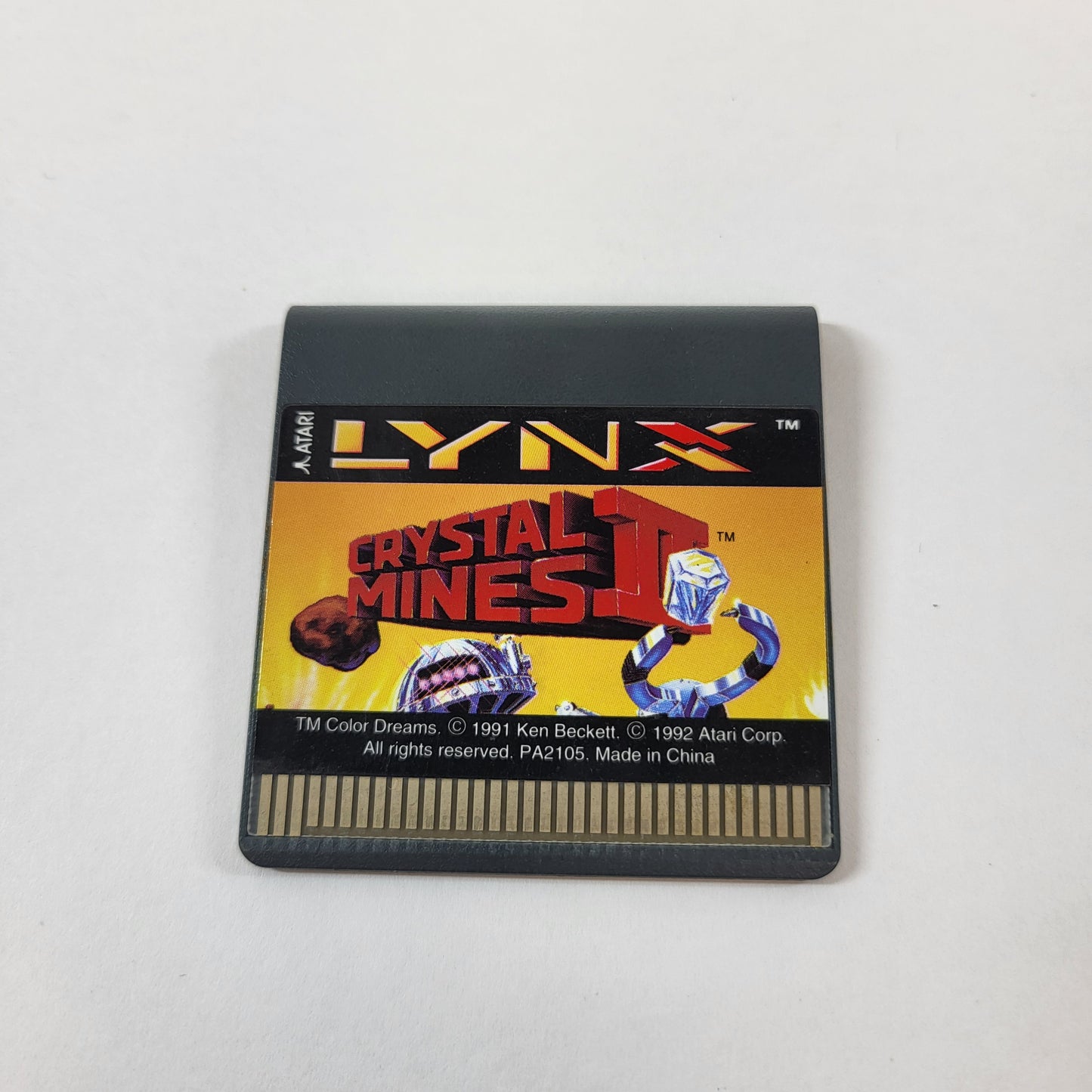 Crystal Mines II (Atari Lynx, 1991) Cartridge Only