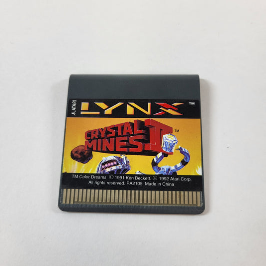 Crystal Mines II (Atari Lynx, 1991) Cartridge Only