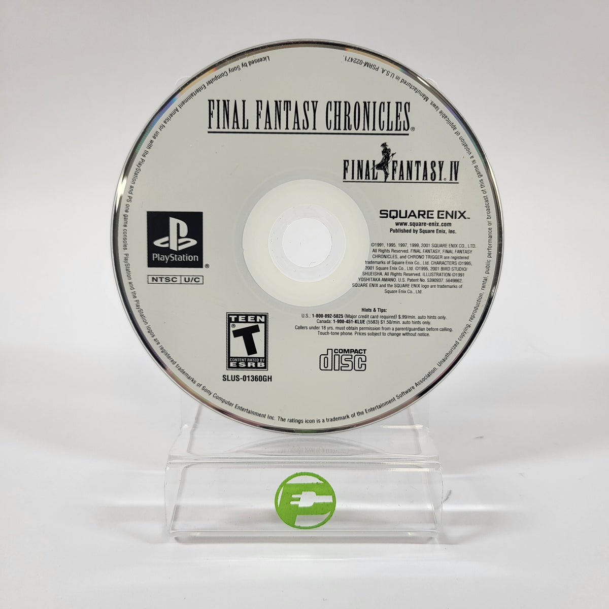Final Fantasy Chronicles (Sony PlayStation 1 PS1, 2001)