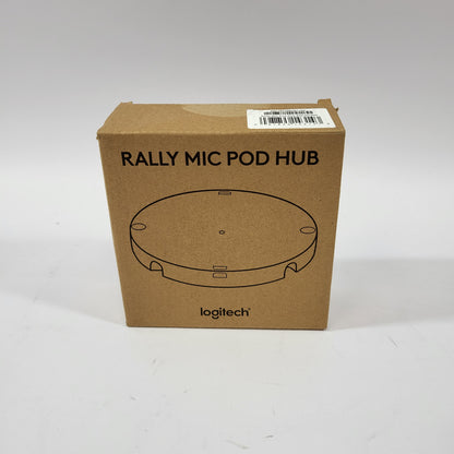 Logitech Rally Mic Pod Hub Video Conference Accessory 839-000541 Open Box