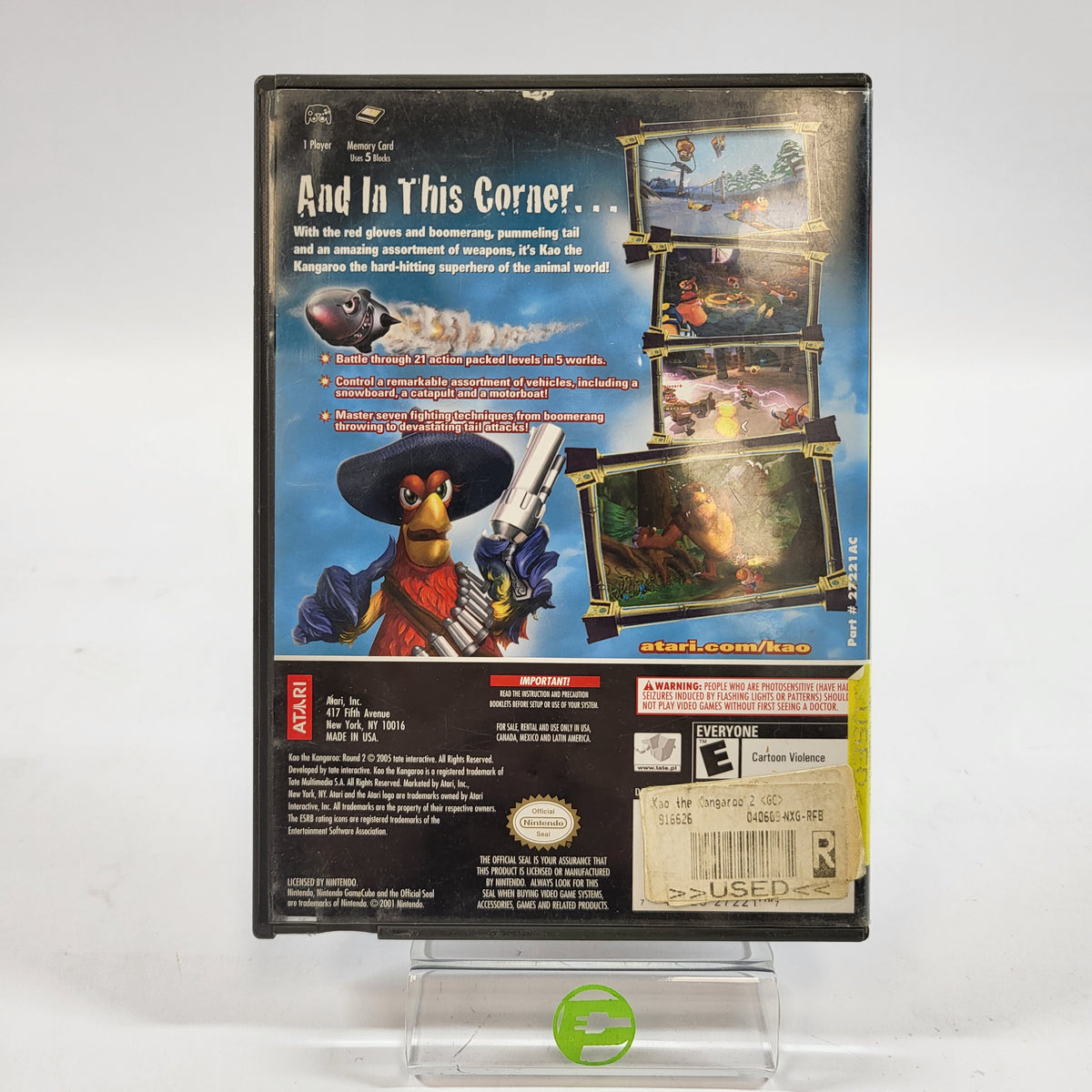 Kao the Kangaroo Round 2 (Nintendo GameCube, 2006)