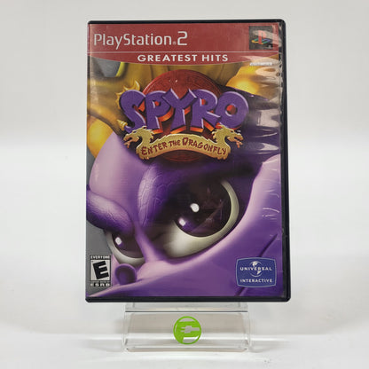 Spyro Enter the Dragonfly [Greatest Hits] (Sony PlayStation 2 PS2, 2002)