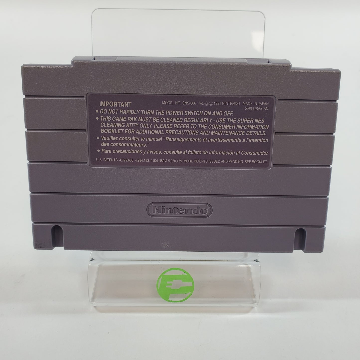 Krusty's Super Fun House (Super Nintendo SNES, 1992) Cartridge Only