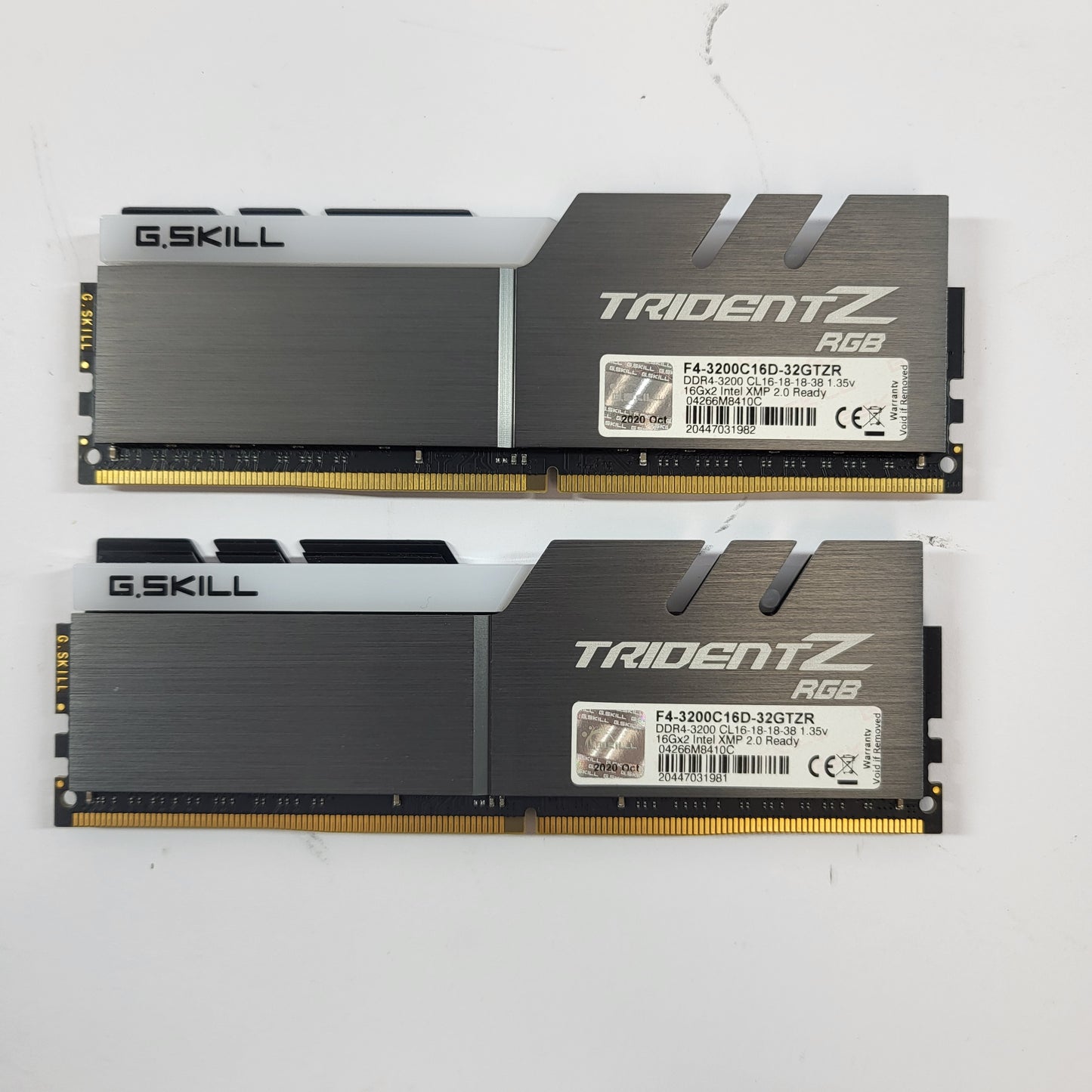 G.Skill Trident Z RGB 32GB (2x16GB) RAM DDR4 3200MHz F4-3200C16D-32GTZR