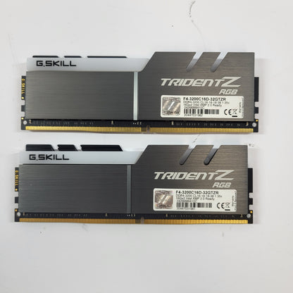 G.Skill Trident Z RGB 32GB (2x16GB) RAM DDR4 3200MHz F4-3200C16D-32GTZR