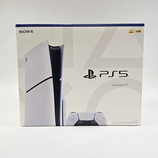 New Sony PlayStation 5 Slim Disc Edition PS5 1TB White Console Gaming System