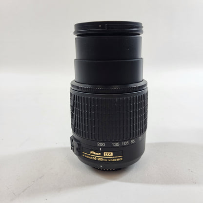 Nikon AF-S DX NIKKOR 55-200mm f/4-5.6 G ED Auto & Manual Lens