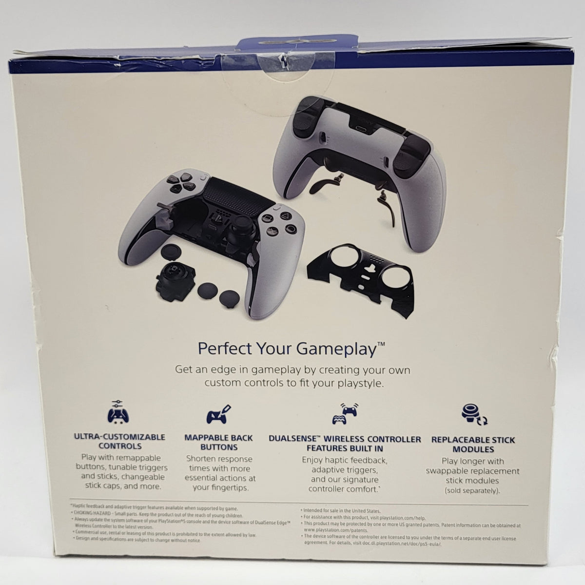 New Sony PlayStation 5 PS5 DualSense Edge Wireless Controller 
White CFI-ZCP1