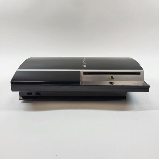 Sony PlayStation 3 Fat PS3 80GB Black Console Gaming System Only CECHK01