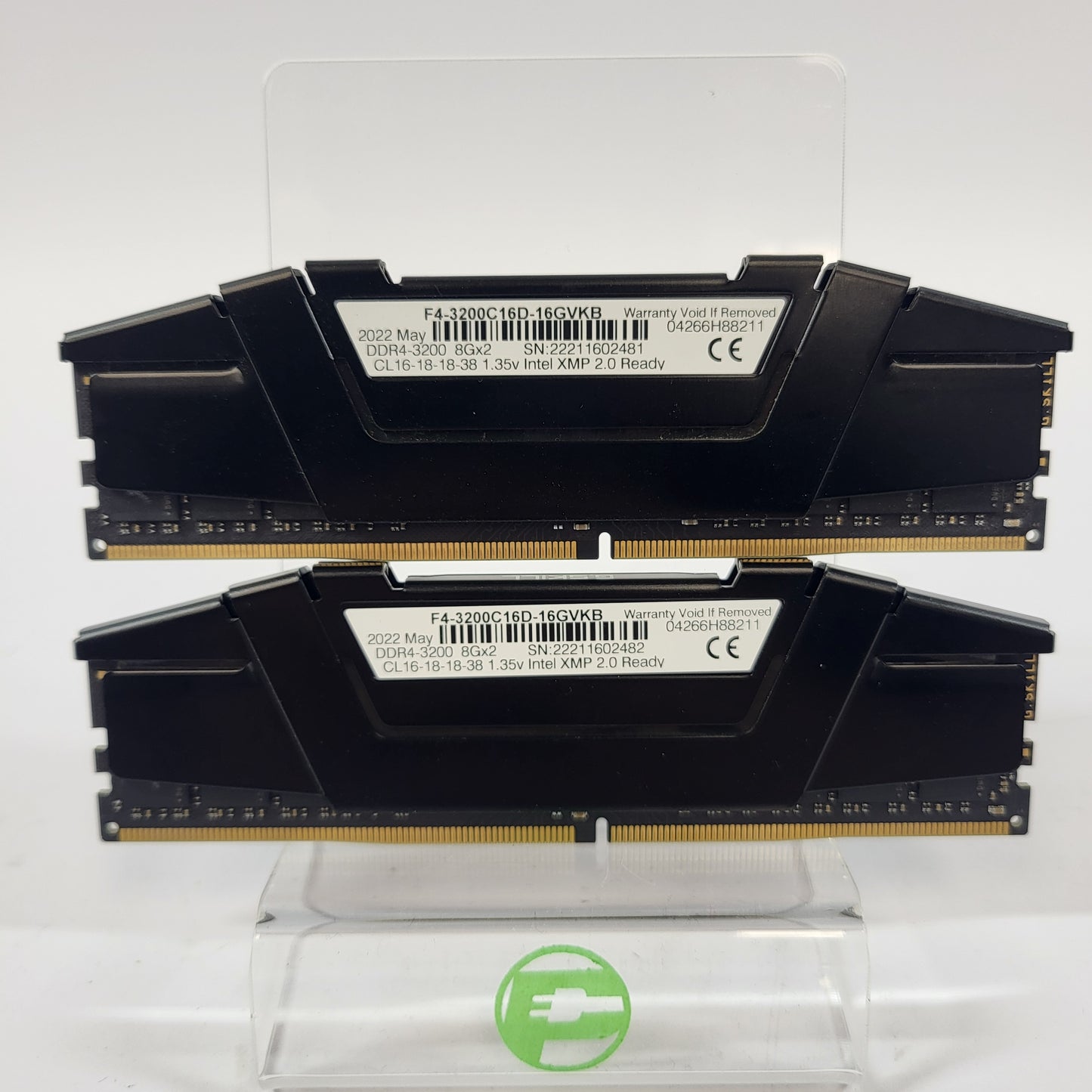 G.Skill Ripjaws V 16GB (2x8GB) RAM DDR4 3200MHz F4-3200C16D-16GVKB