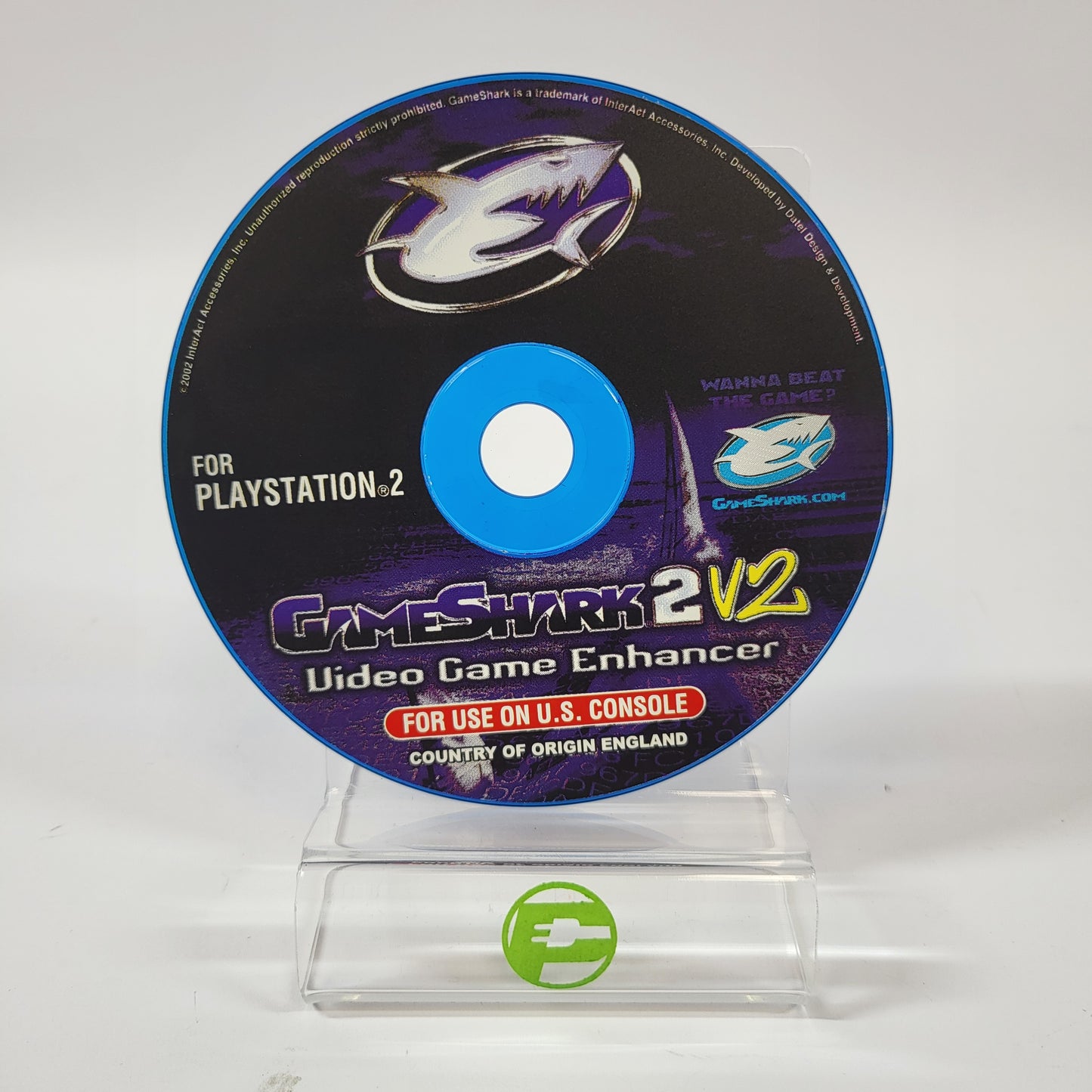 Gameshark 2 Version 2 (Sony PlayStation 2 PS2, 2002) Disc Only