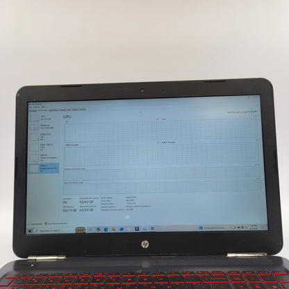 HP Laptop 15.3 I7-6700HQ 2.6GHz 8GB RAM 128GB SSD 1TB HDD GeForce GTX 960M