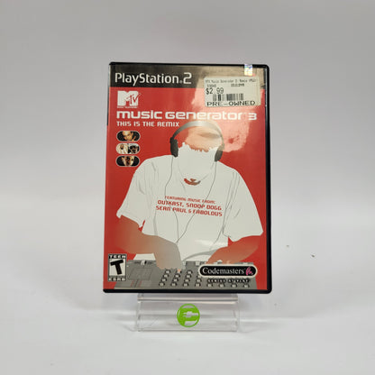 MTV Music Generator 3 (Sony PlayStation 2 PS2, 2004)