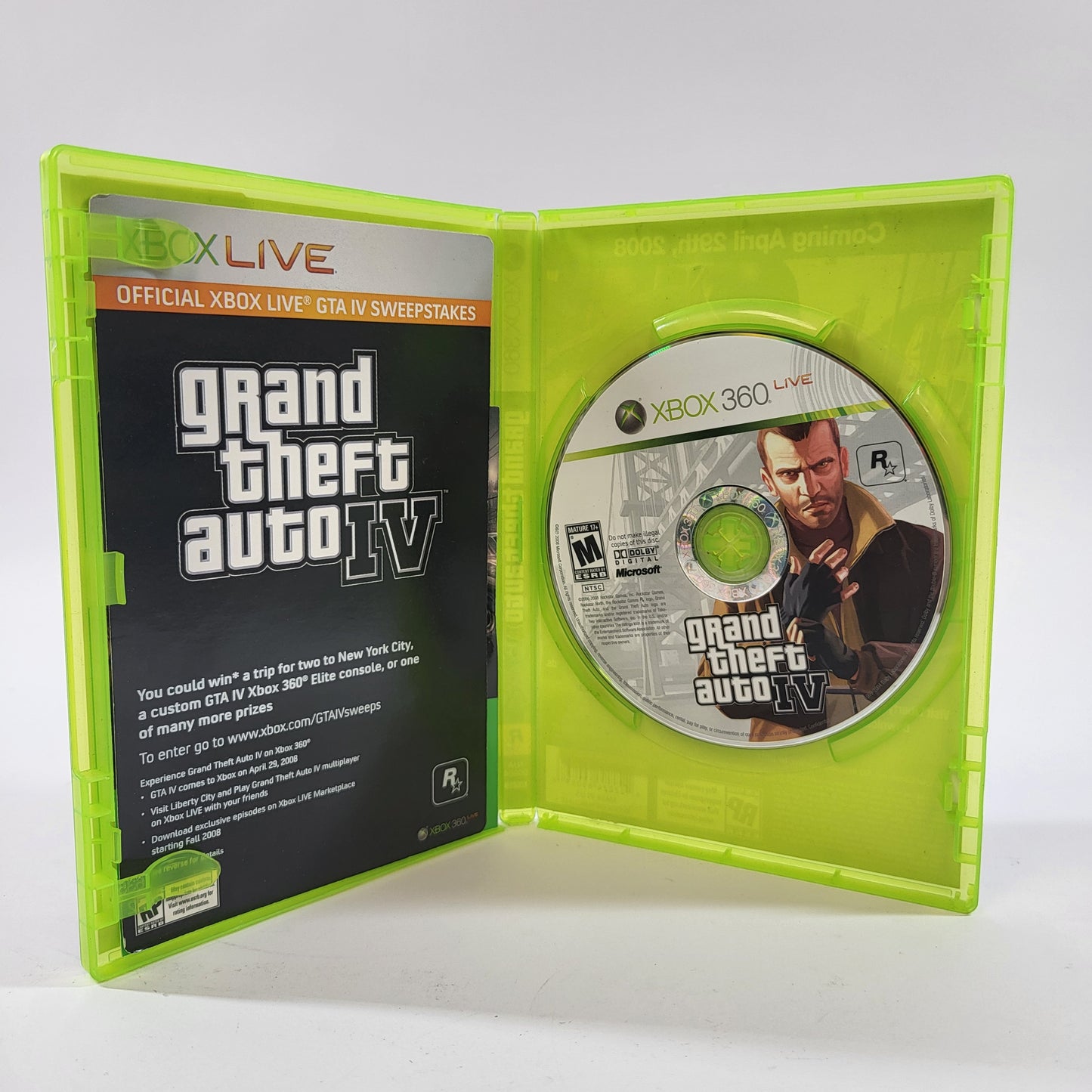 Grand Theft Auto IV (Microsoft Xbox 360, 2008)