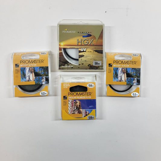  Lot of 4 Promaster Lens Filters