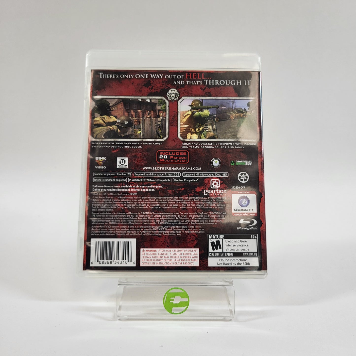 Brothers in Arms: Hell's Highway Limited Edition READ (PS3, 2008)