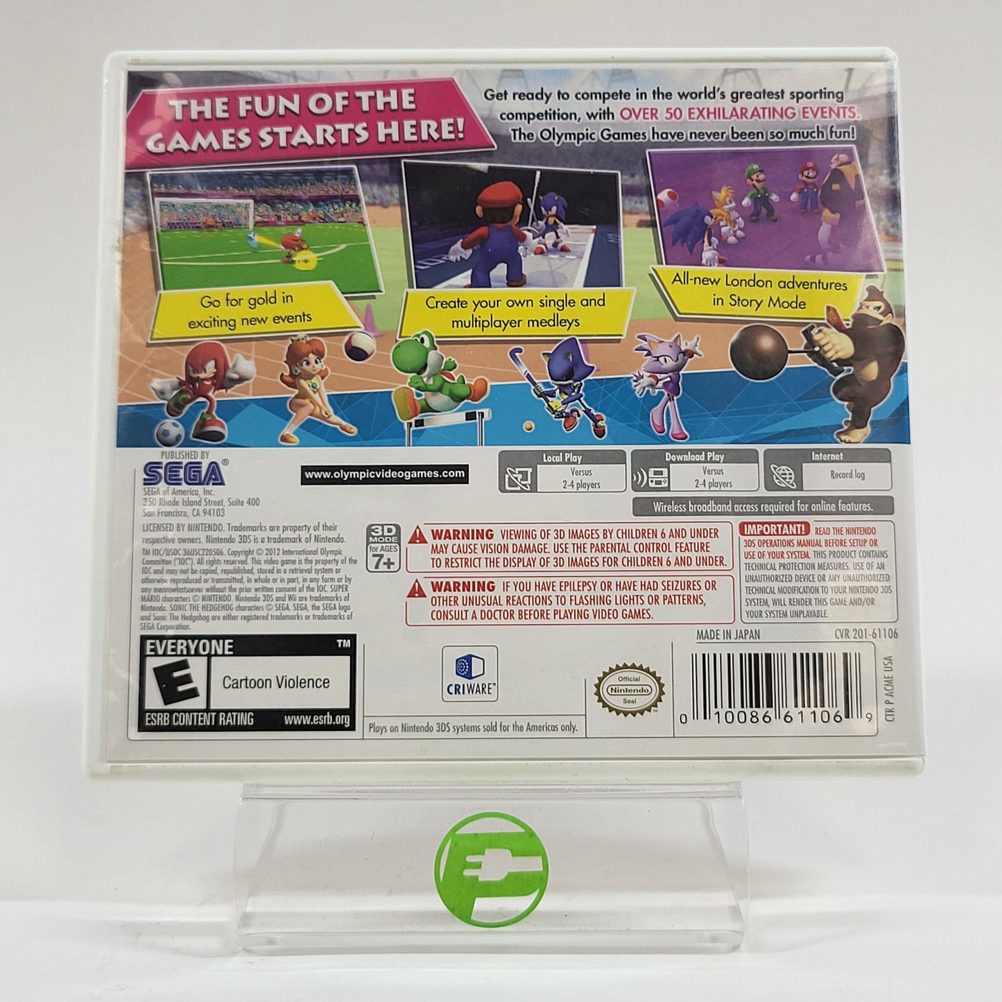 Mario & Sonic at the London 2012 Olympic Games (Nintendo 3DS, 2012)