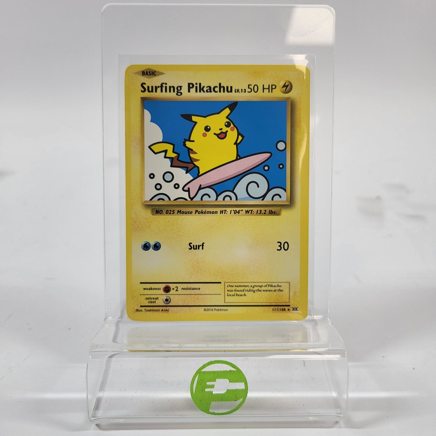 Pokémon TCG Evolutions Surfing Pikachu 111/108 Regular English
