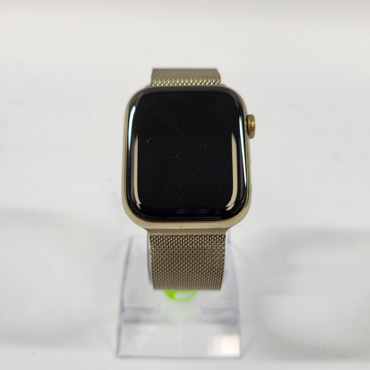 GPS Only Apple Watch Series 8 Gold Radiant Gold Milanese Loop MNKP3LL/A