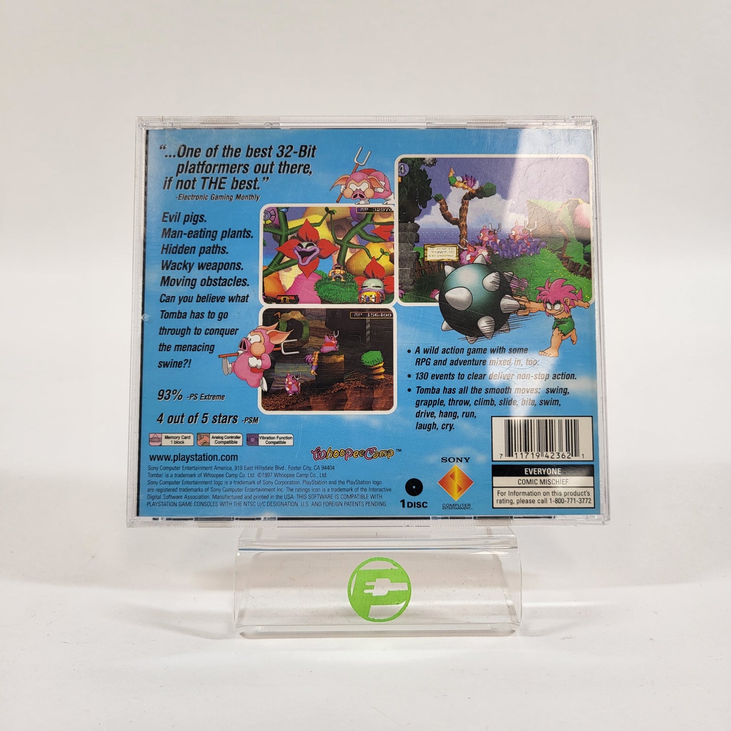 Tomba (Sony PlayStation 1 PS1, 1998)