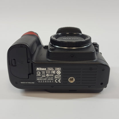 Nikon D80 10.0MP Digital SLR DSLR Camera 11,491 Shutter Count