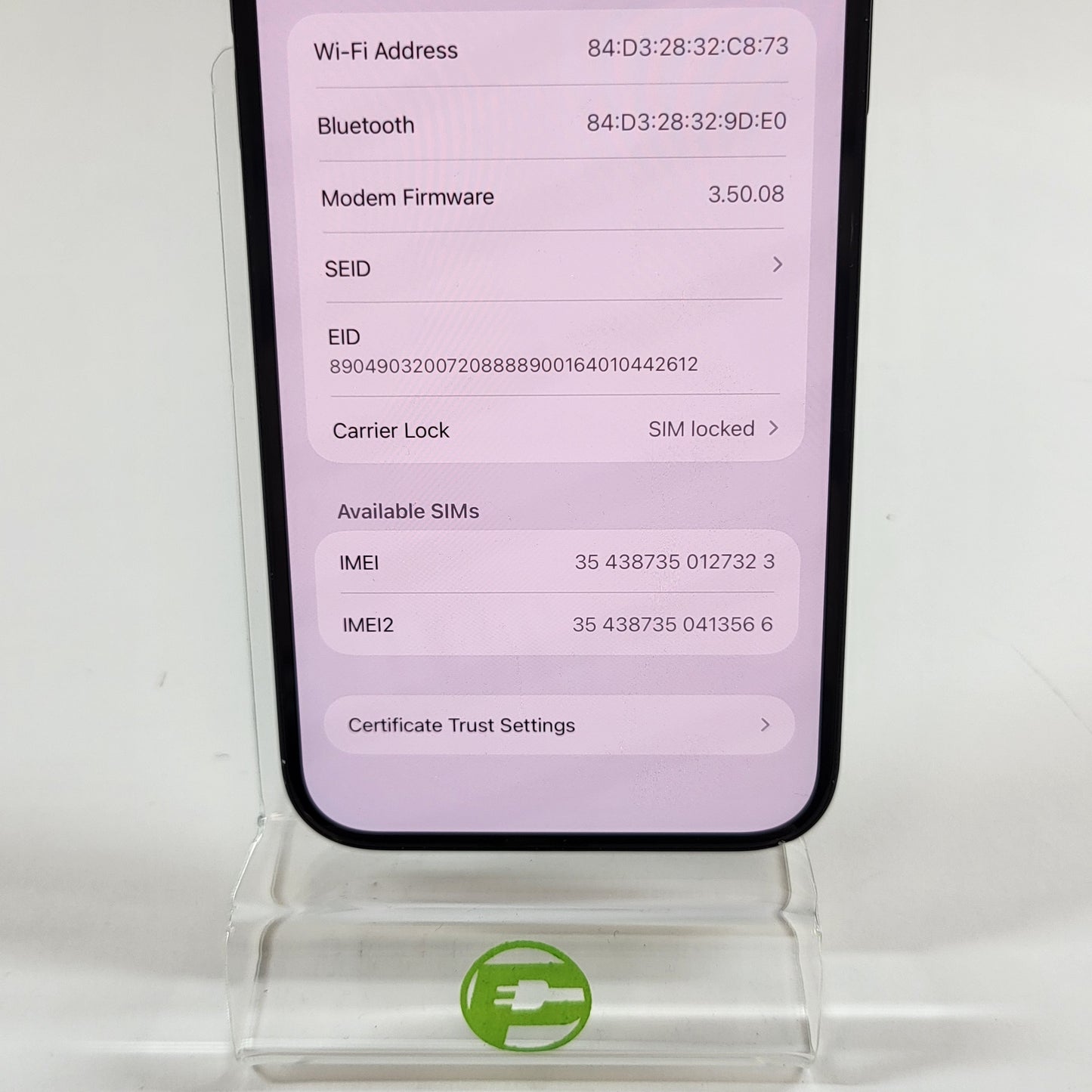 T-Mobile Apple iPhone 15 Plus 128GB Black MTXR3LL/A