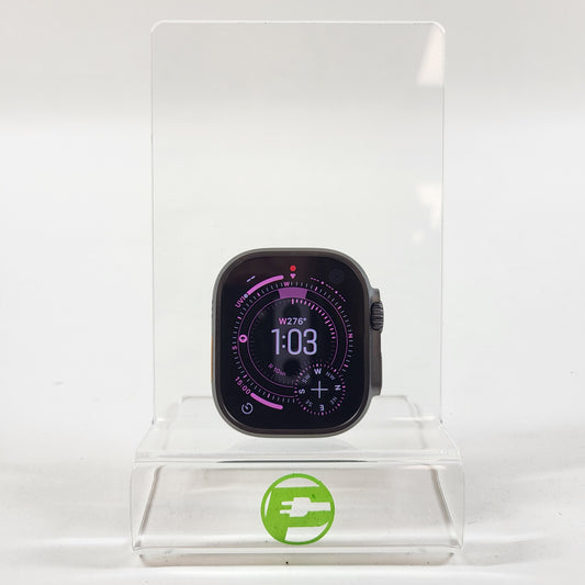 Unlocked Apple Watch Ultra 3 49MM Black Titanium Black/Charcoal Trail Loop MF1H4LW/A