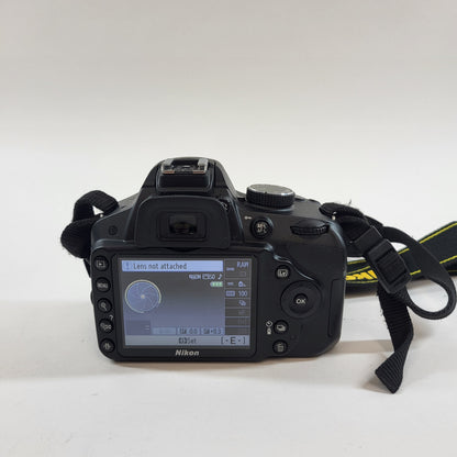 Nikon D3200 24MP Digital SLR DSLR Camera 2472 Shutter Count READ