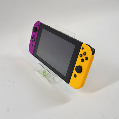 Nintendo Switch v1 Console Gaming System HAC-001 Purple/Orange  256GB SD Card