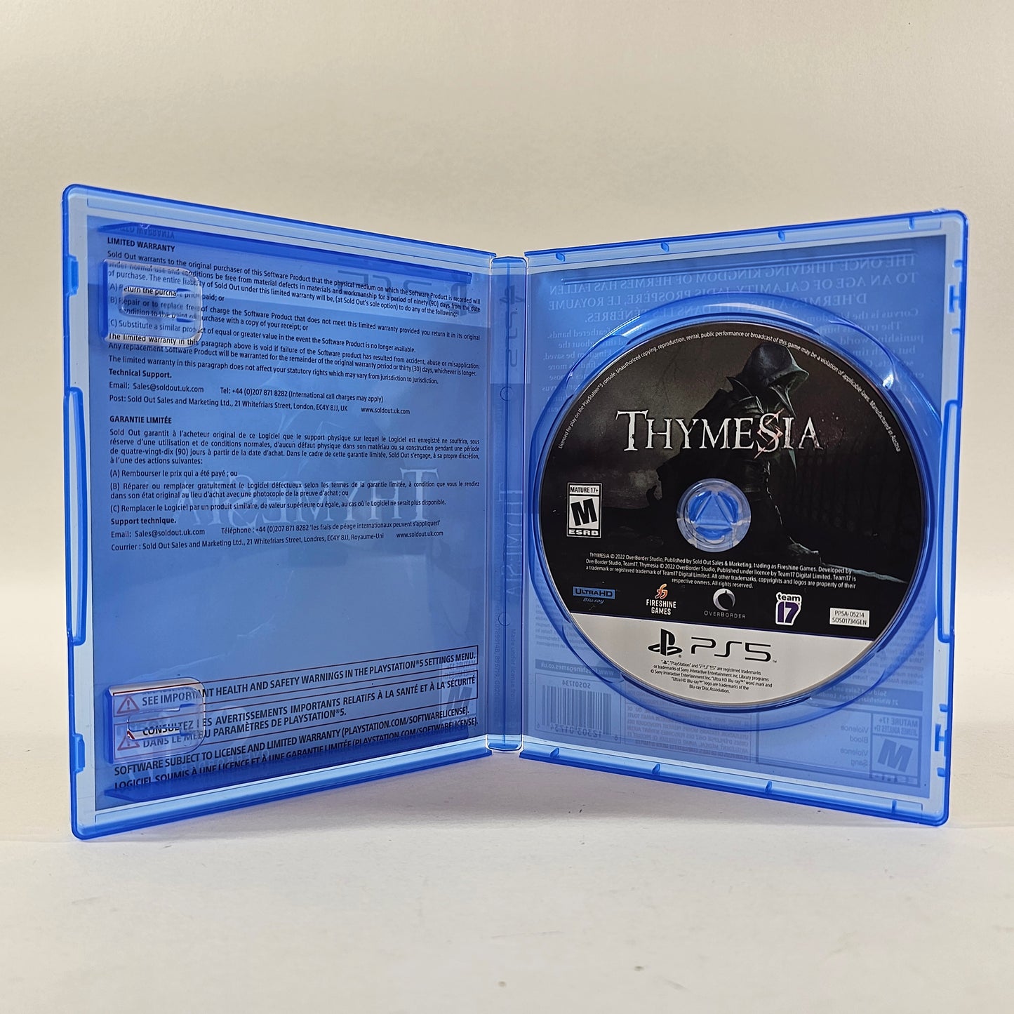 Thymesia (Sony PlayStation 5 PS5, 2022)