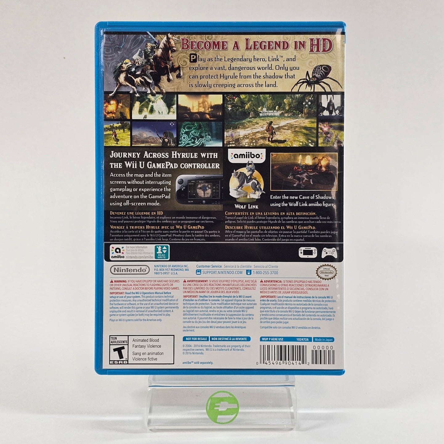 Zelda Twilight Princess HD (Nintendo Wii U, 2016)