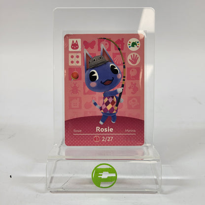 Nintendo Rosie Animal Crossing amiibo Card 2/27