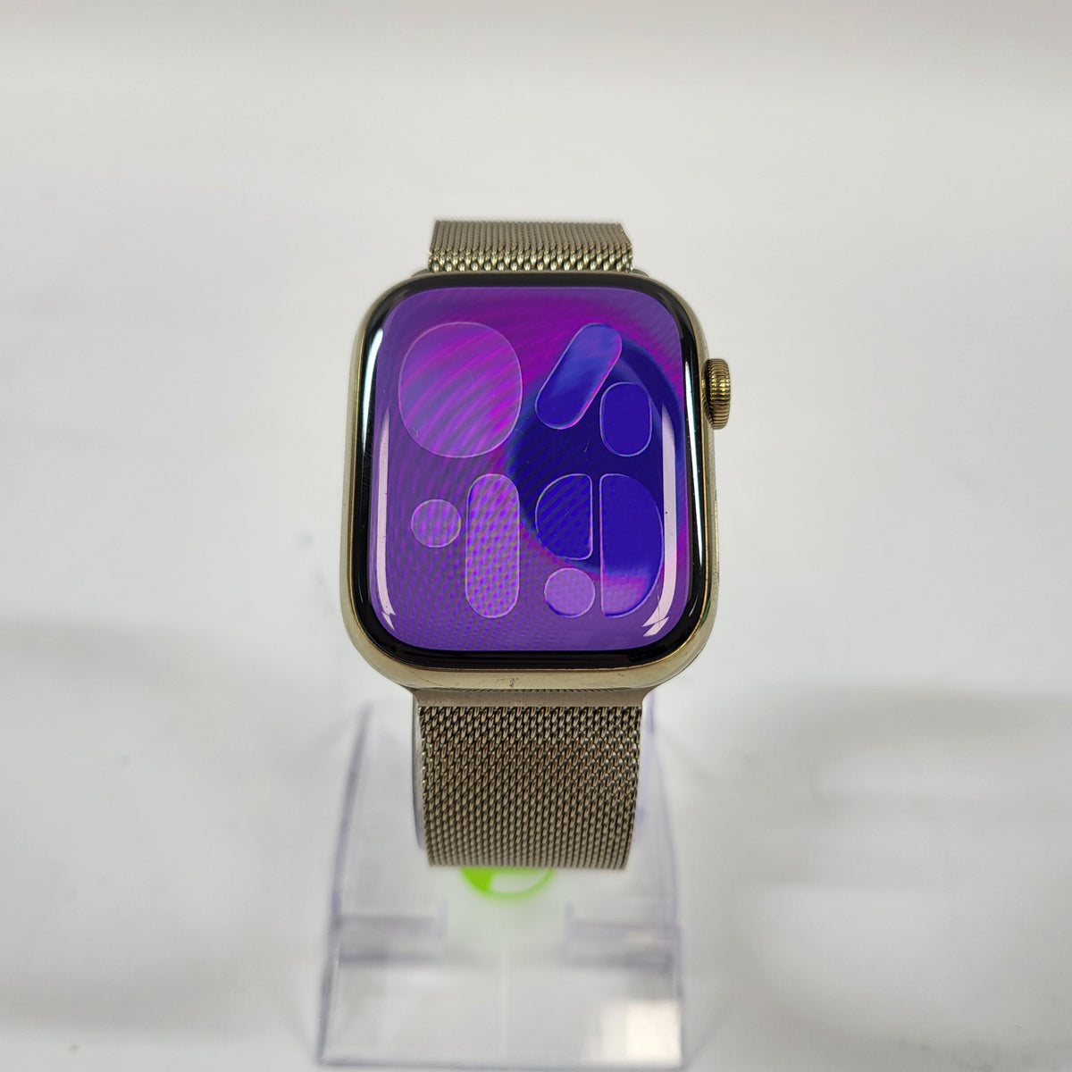 GPS Only Apple Watch Series 8 Gold Radiant Gold Milanese Loop MNKP3LL/A