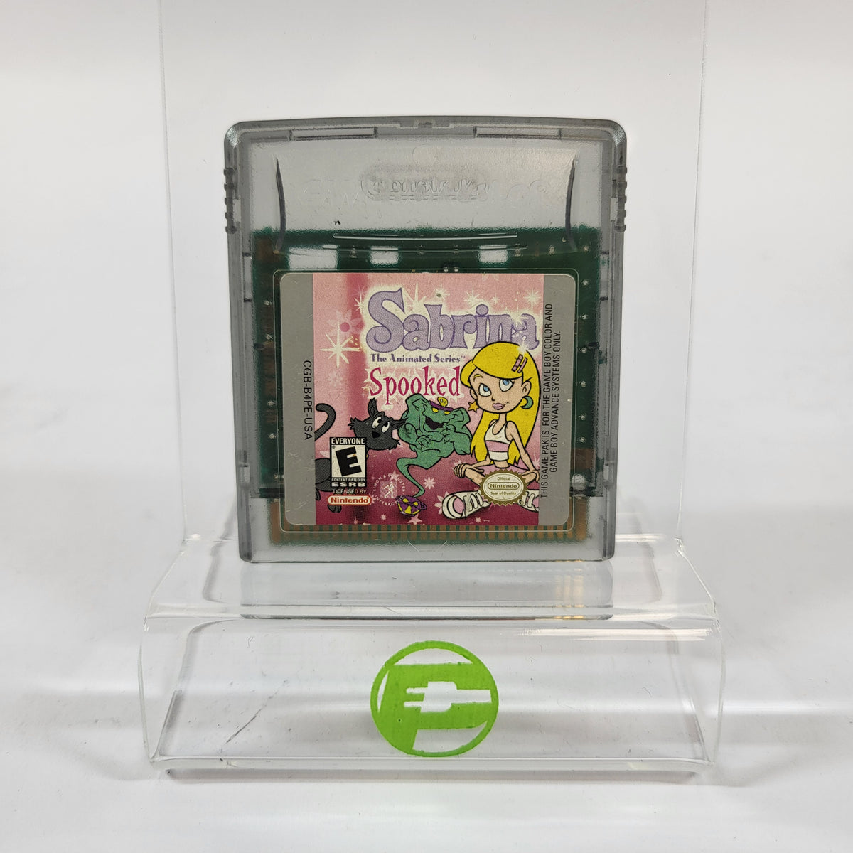 Sabrina The Animated Series Spooked (GameBoy Color, 2001) Cartridge Only