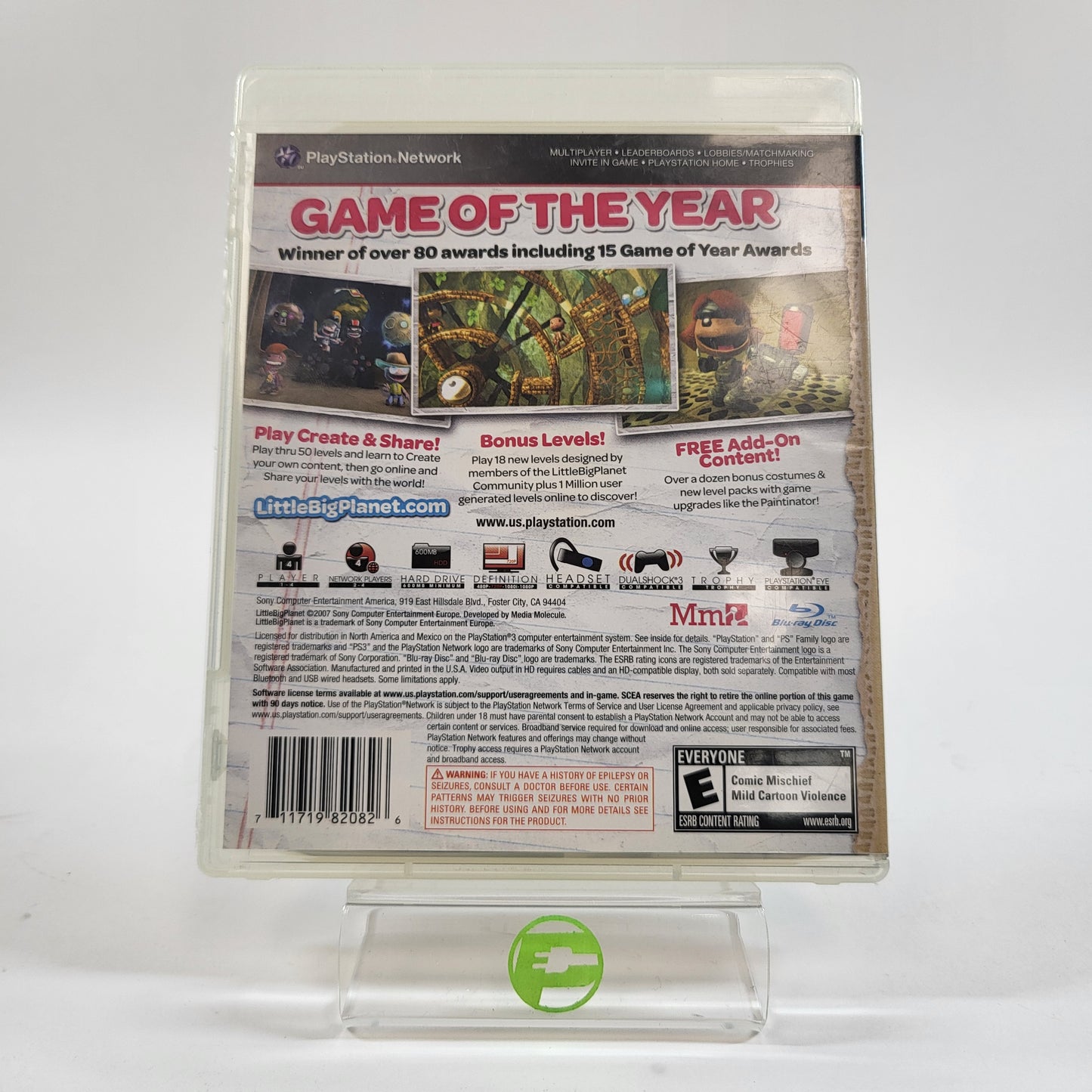 LittleBigPlanet [Game of the Year] (Sony PlayStation 3 PS3, 2009)
