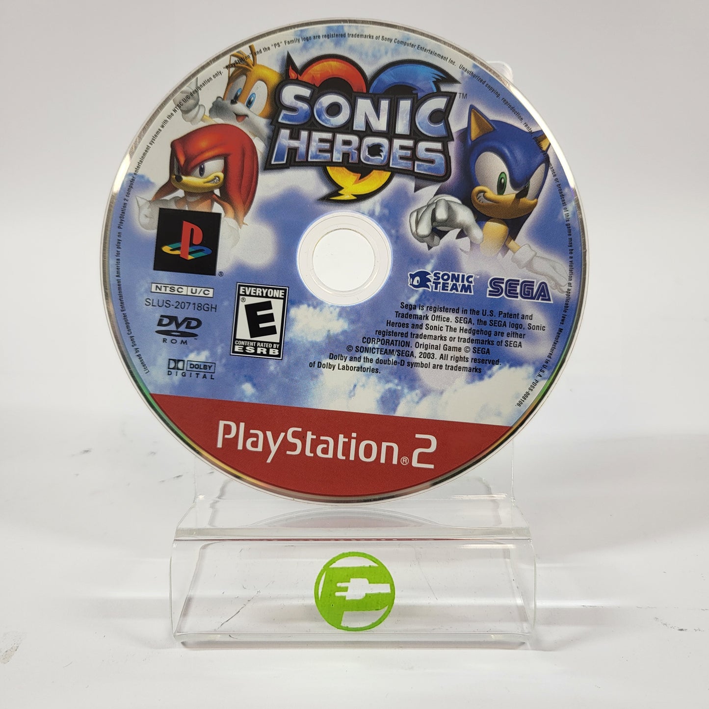 Sonic Heroes (Sony PlayStation 2 PS2, 2004) Disc Only