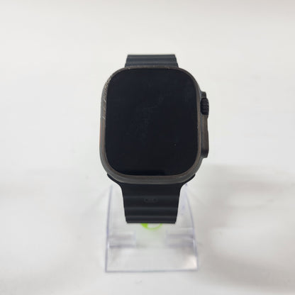 Unlocked Apple Watch Ultra 2 49MM Black Titanium Black Ocean Band MX4Q3LW/A
