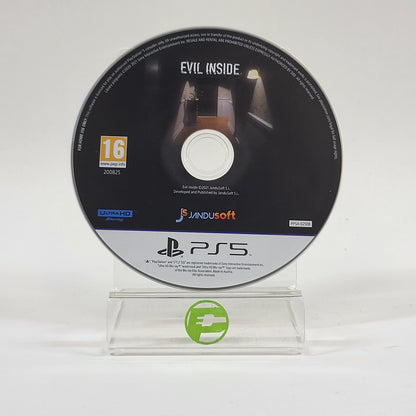 Evil Inside (Sony PlayStation 5 PS5, 2021) PAL Disc Only