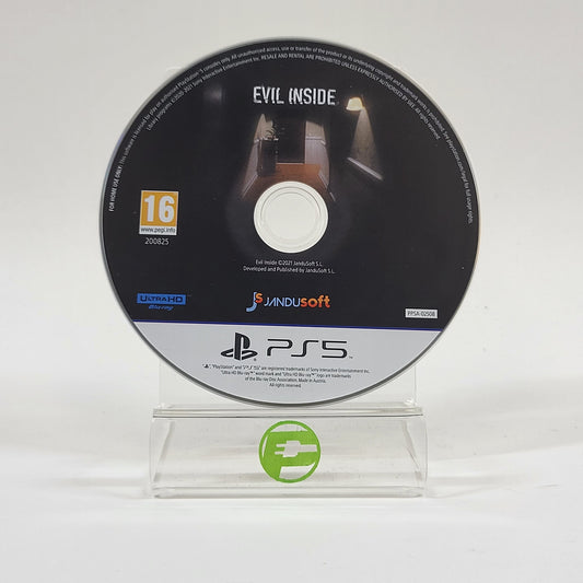 Evil Inside (Sony PlayStation 5 PS5, 2021) PAL Disc Only
